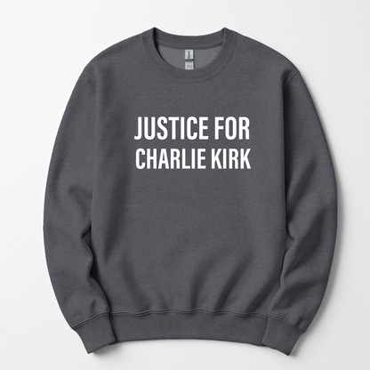 Justice For Charlie Kirk Men's Sweatshirt