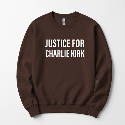 Justice For Charlie Kirk Men's Sweatshirt