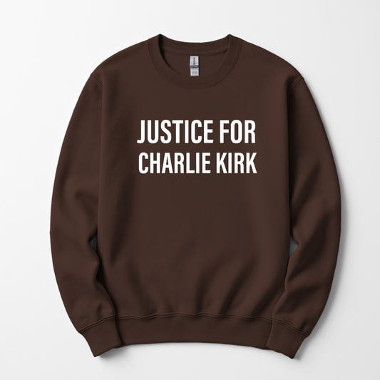 Justice For Charlie Kirk Men's Sweatshirt