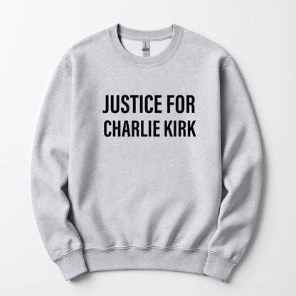 Justice For Charlie Kirk Men's Sweatshirt