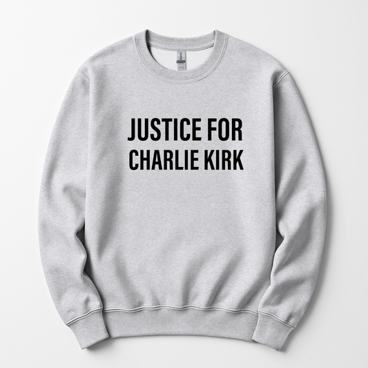 Justice For Charlie Kirk Men's Sweatshirt