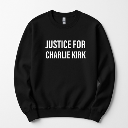 Justice For Charlie Kirk Men's Sweatshirt