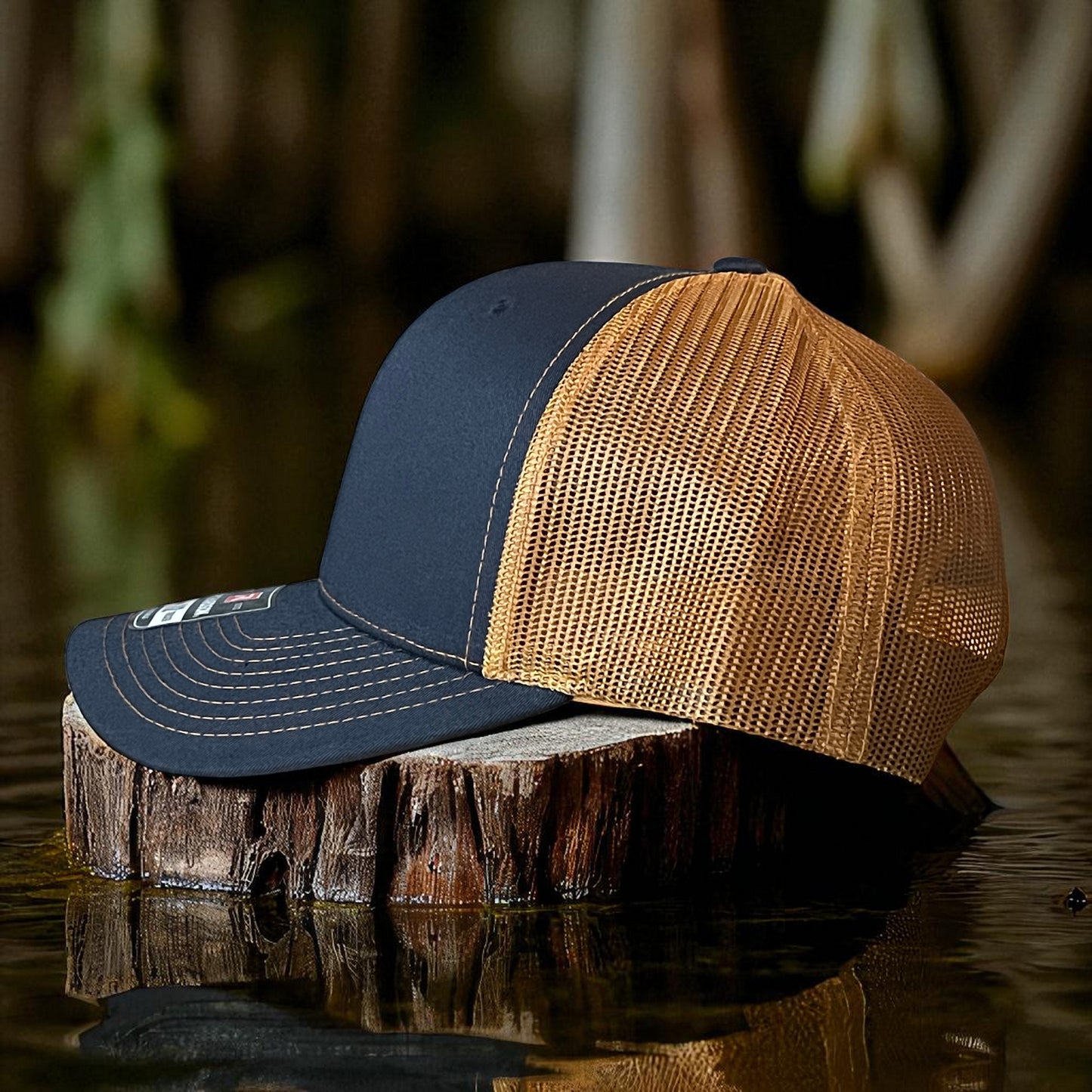 Alligator Alcatraz Swamp ICE Funny Leather Patch SnapBack Trucker Hat