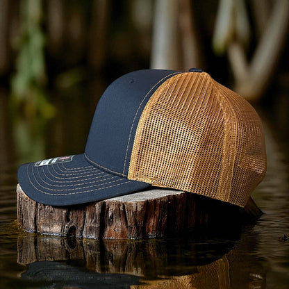 Alligator Alcatraz Swamp ICE Funny Leather Patch SnapBack Trucker Hat
