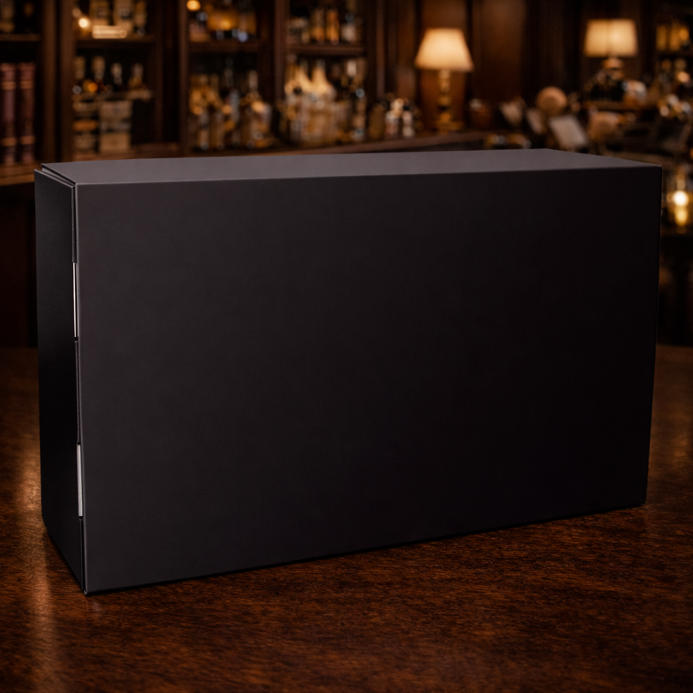 Personalized Etched Whiskey Decanter Set with 4 Rocks Glasses