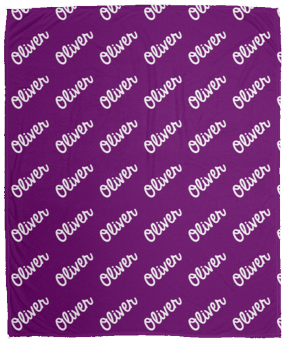 Personalized SnugglePlush™ Fleece Name Blanket - Classic Script