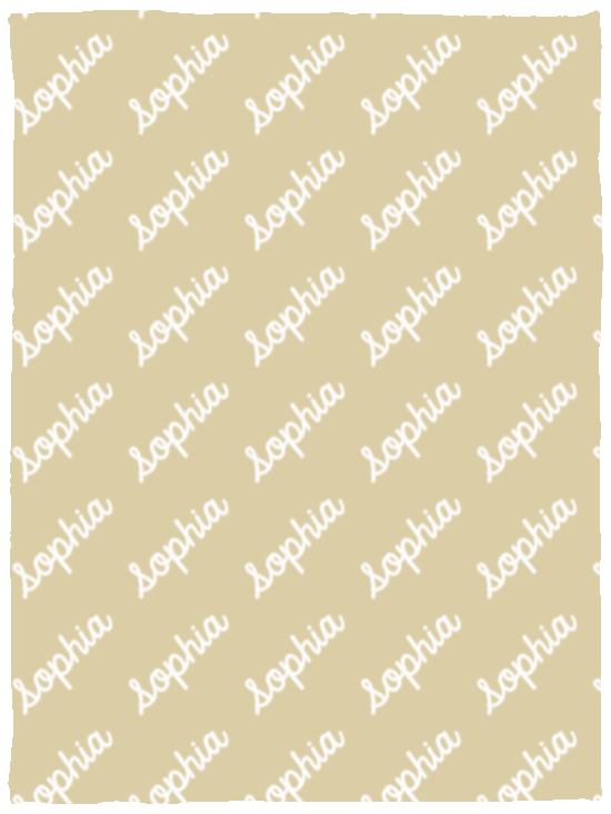 Personalized SnugglePlush™ Fleece Name Blanket - Classic Script
