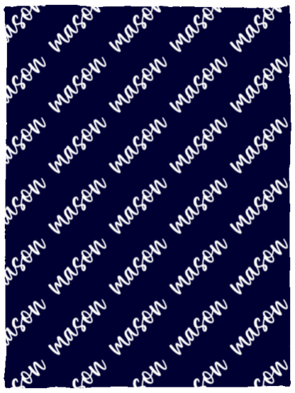 Personalized SnugglePlush™ Fleece Name Blanket - Brush Script