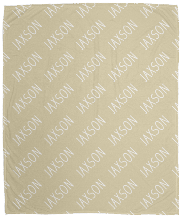Personalized SnugglePlush™ Fleece Name Blanket - Handwritten Font