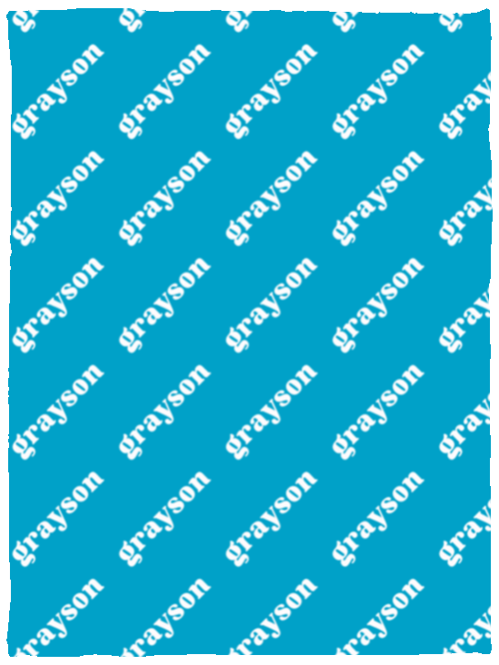 Personalized SnugglePlush™ Fleece Name Blanket - Serif Font