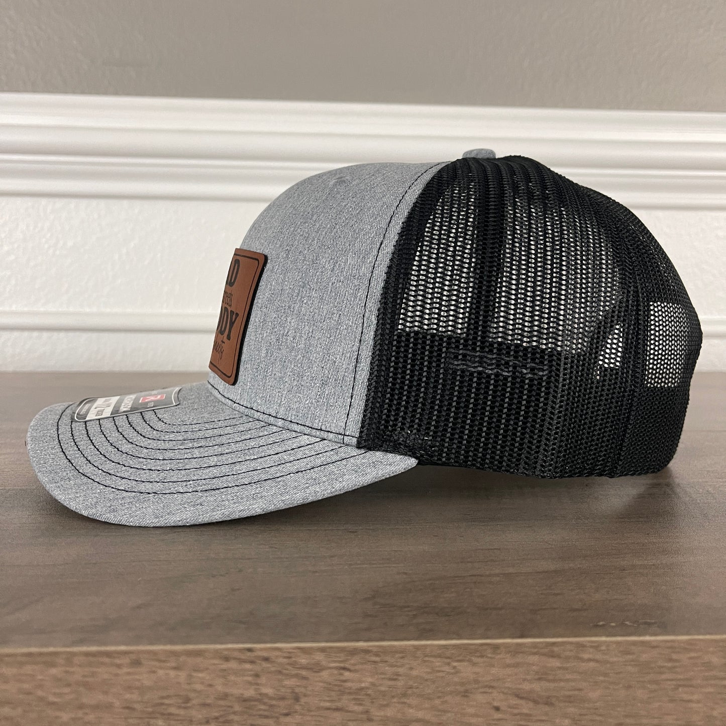 Dad in the Streets, Daddy in the Sheets Rectangular Leather Patch Hat