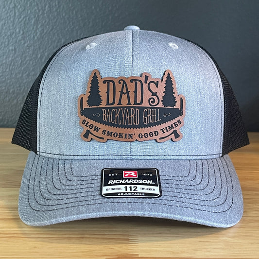 Dad's Backyard Grill BBQ Patch SnapBack Trucker Hat