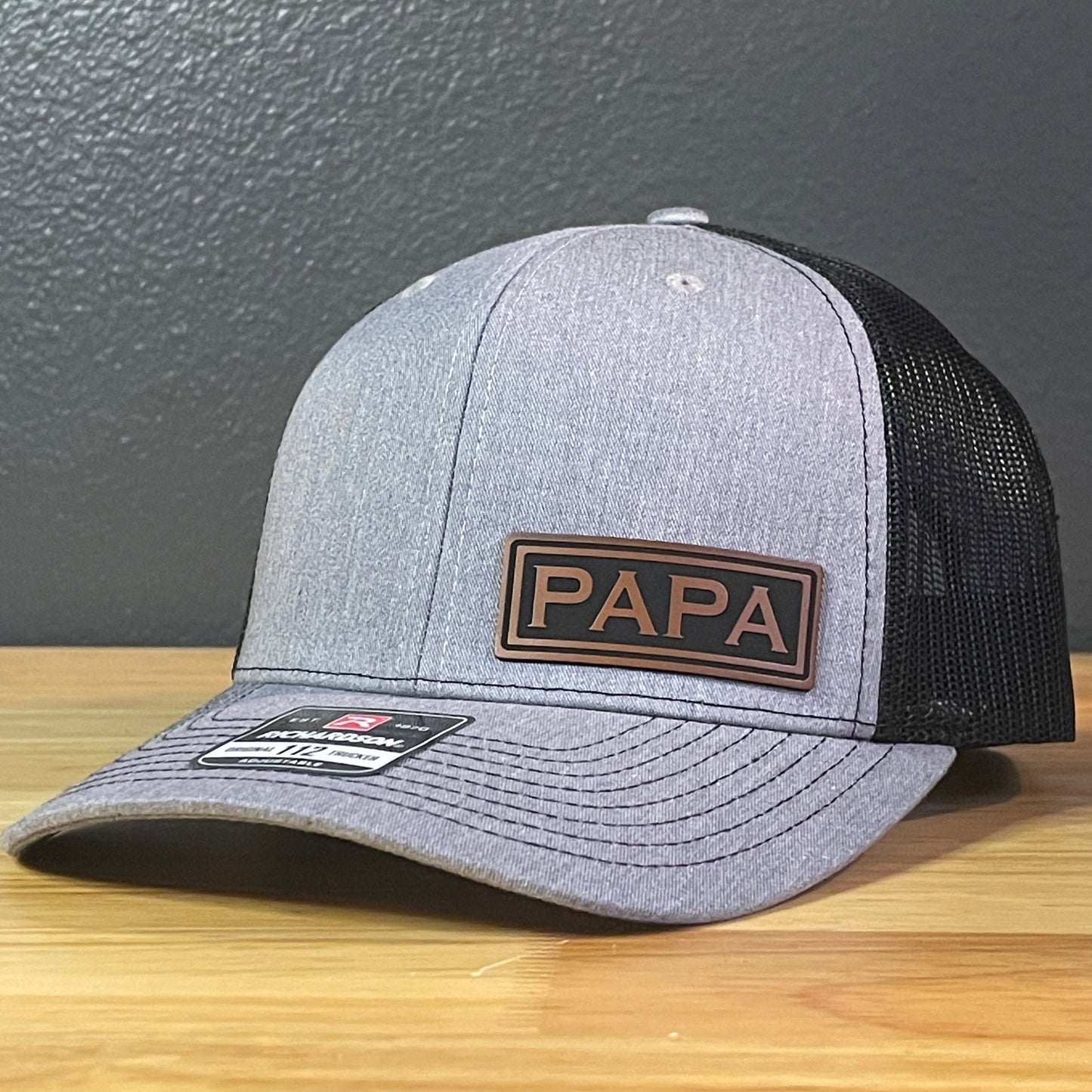PAPA Side Leather Patch Hat