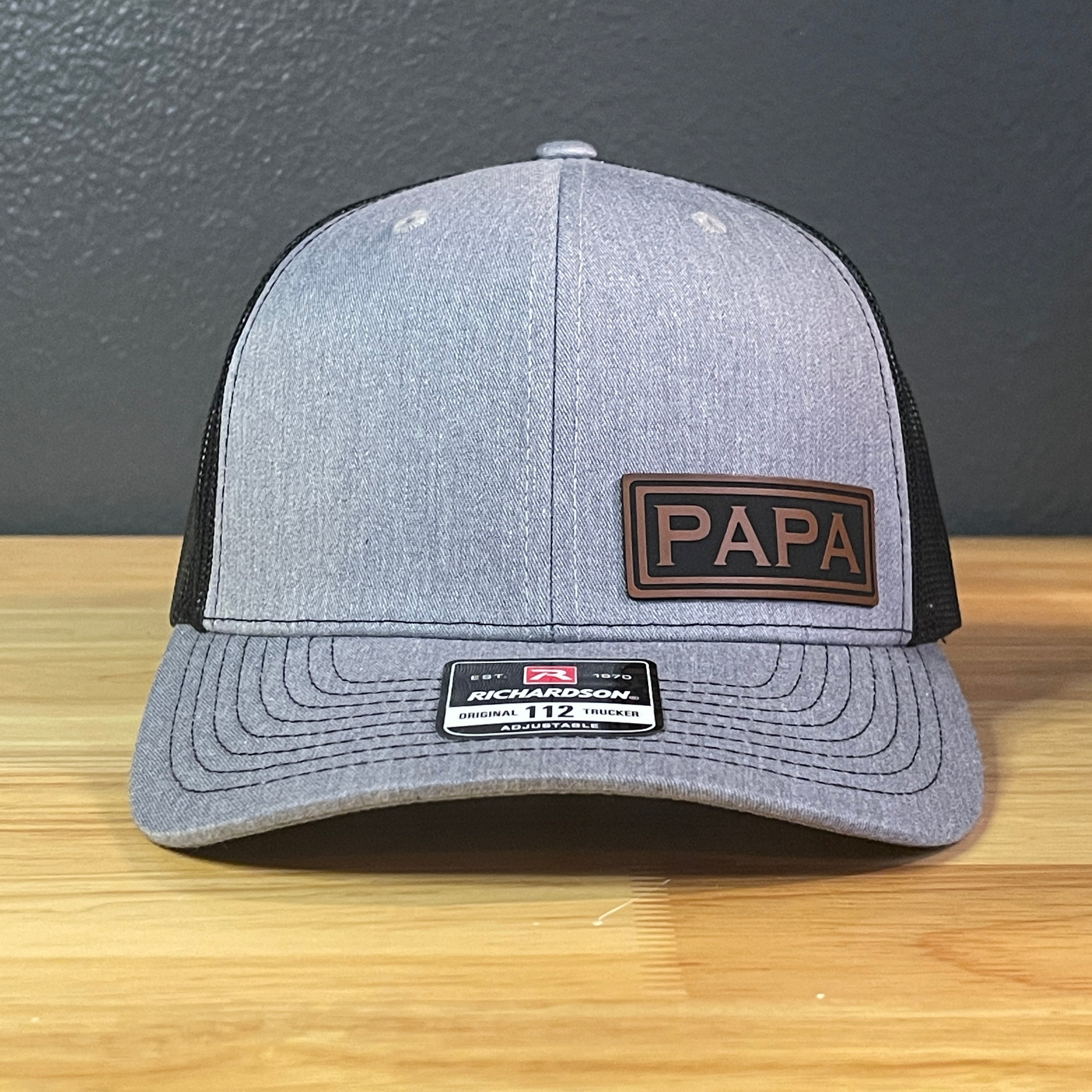 PAPA Side Leather Patch Hat – VividEditions