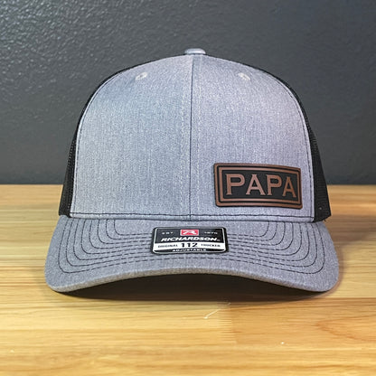 PAPA Side Leather Patch Hat