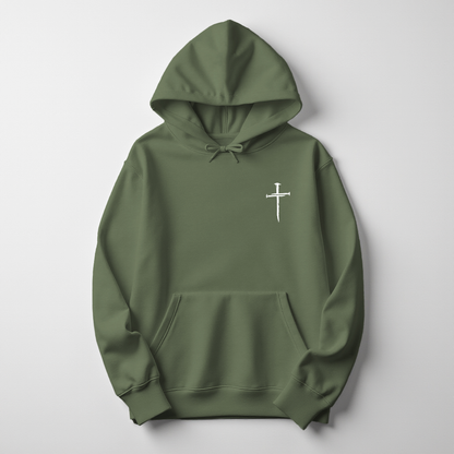 Three Nail Cross Sweater Women's Christian Hooded Sweatshirt