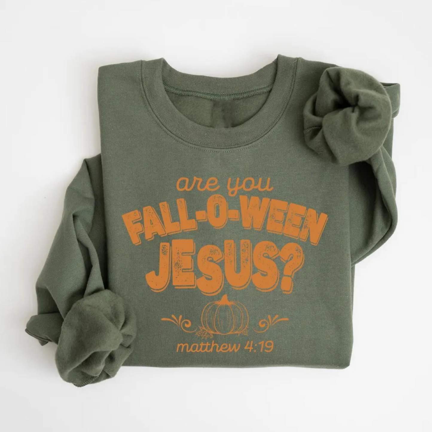 Are You Fall-O-Ween Jesus Sweatshirt Christian Fall Sweater