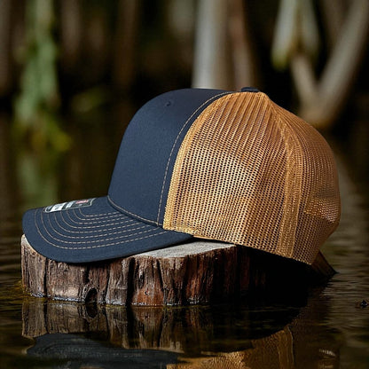 Alligator Alcatraz Swamp ICE Funny Leather Patch SnapBack Trucker Hat Patch Hat