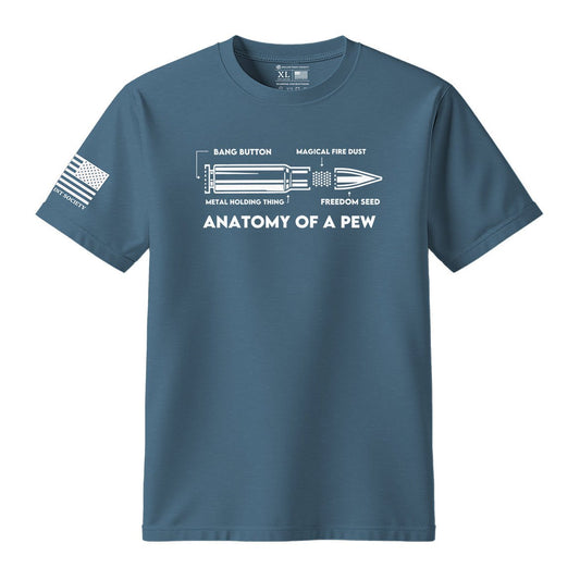 Anatomy Of A Pew T-Shirt - Hollow Point Society - T-Shirt