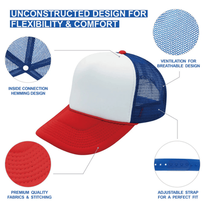 Bad Day To Be A Hot Dog Funny Independence Day Summer Classic Foam Trucker Hat Trucker Hat