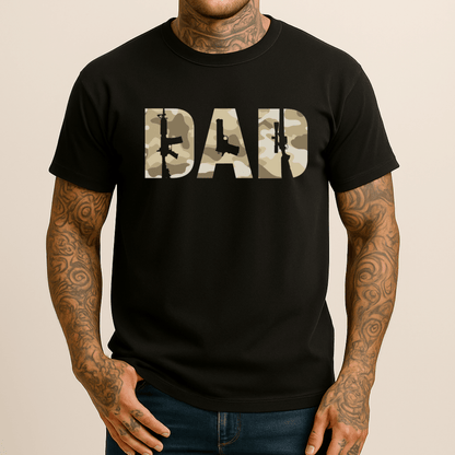 Dad 2A Camo Men's Patriotic T Shirt T-Shirt