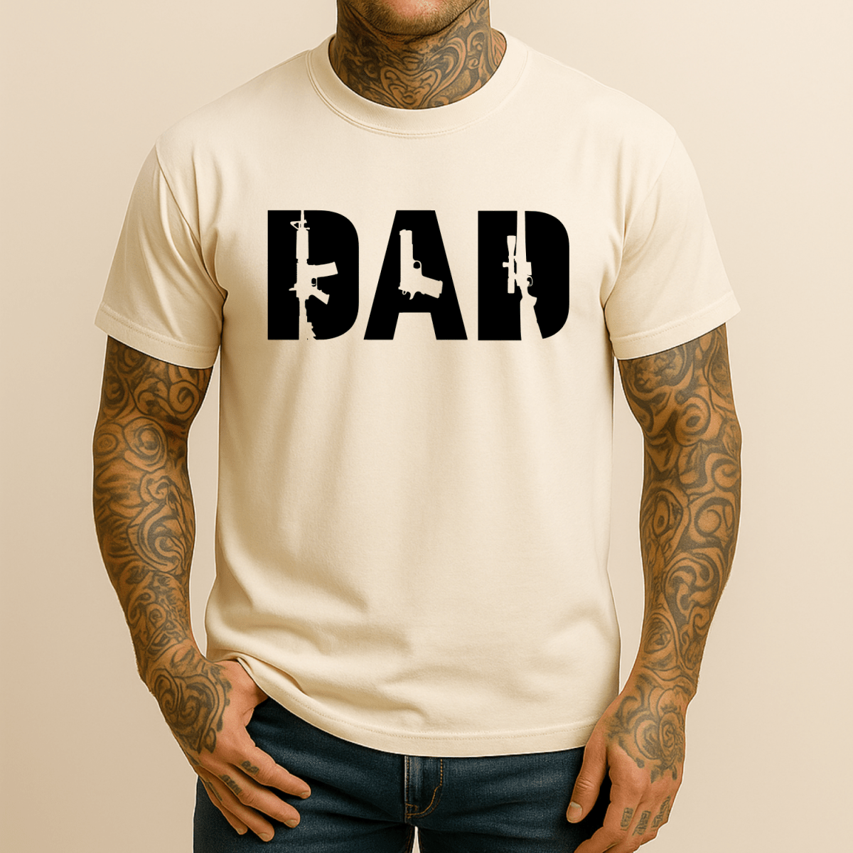 Dad 2A Men's Patriotic T Shirt T-Shirt