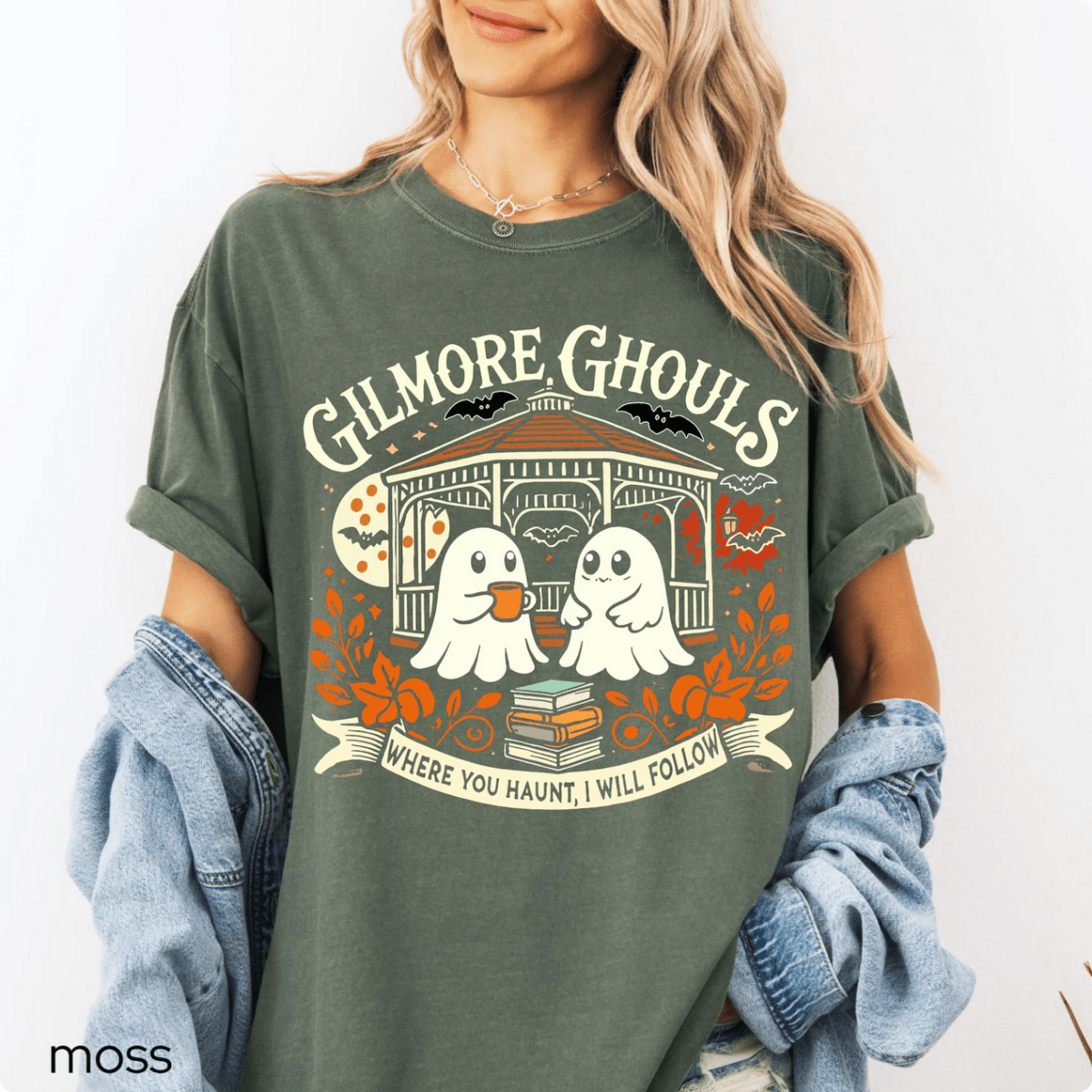 Gilmore Ghouls Ghost Parody Funny Halloween T-Shirt T-Shirt