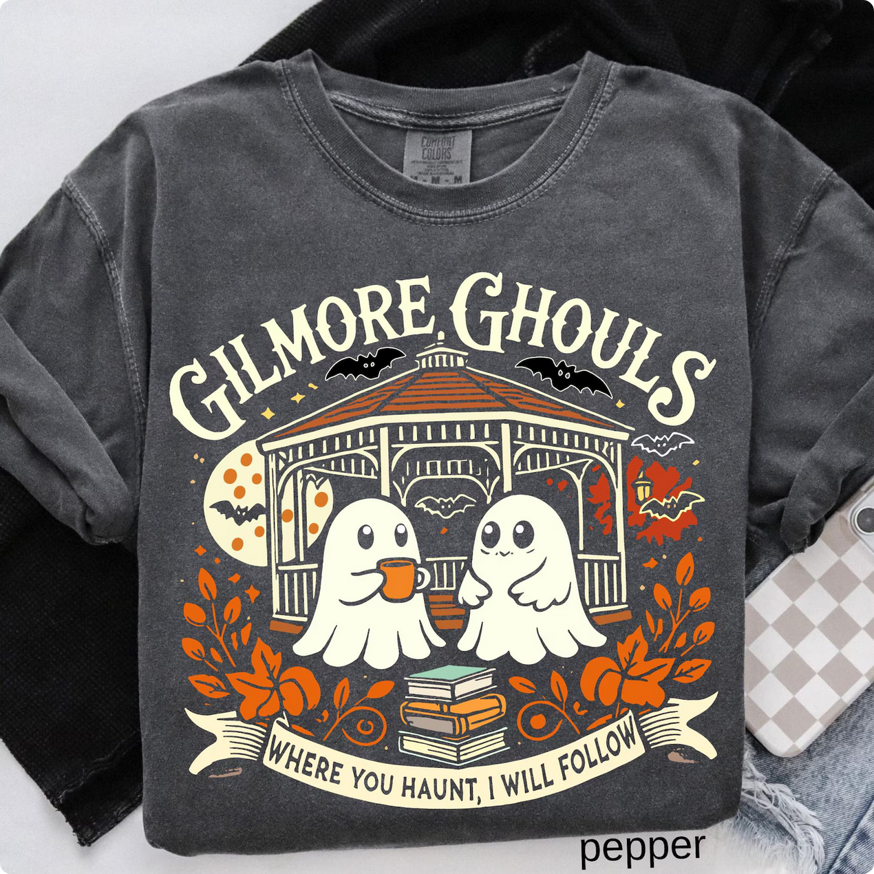 Gilmore Ghouls Ghost Parody Funny Halloween T-Shirt