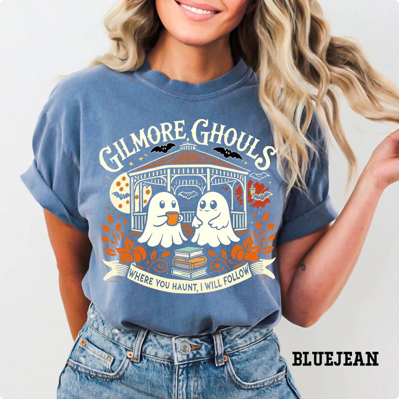 Gilmore Ghouls Ghost Parody Funny Halloween T-Shirt