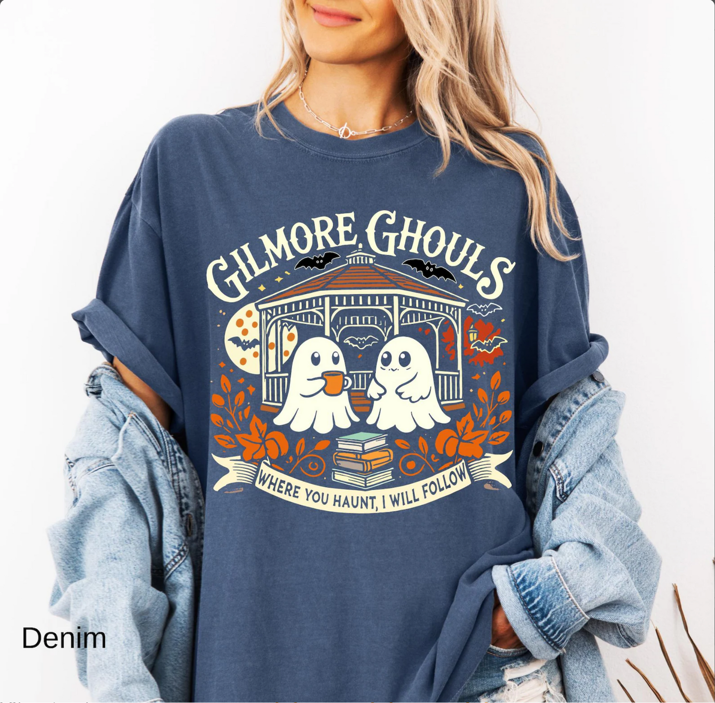 Gilmore Ghouls Ghost Parody Funny Halloween T-Shirt