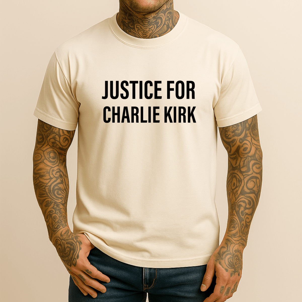Justice for Charlie Kirk Men's Comfort Colors T-Shirt T-Shirt