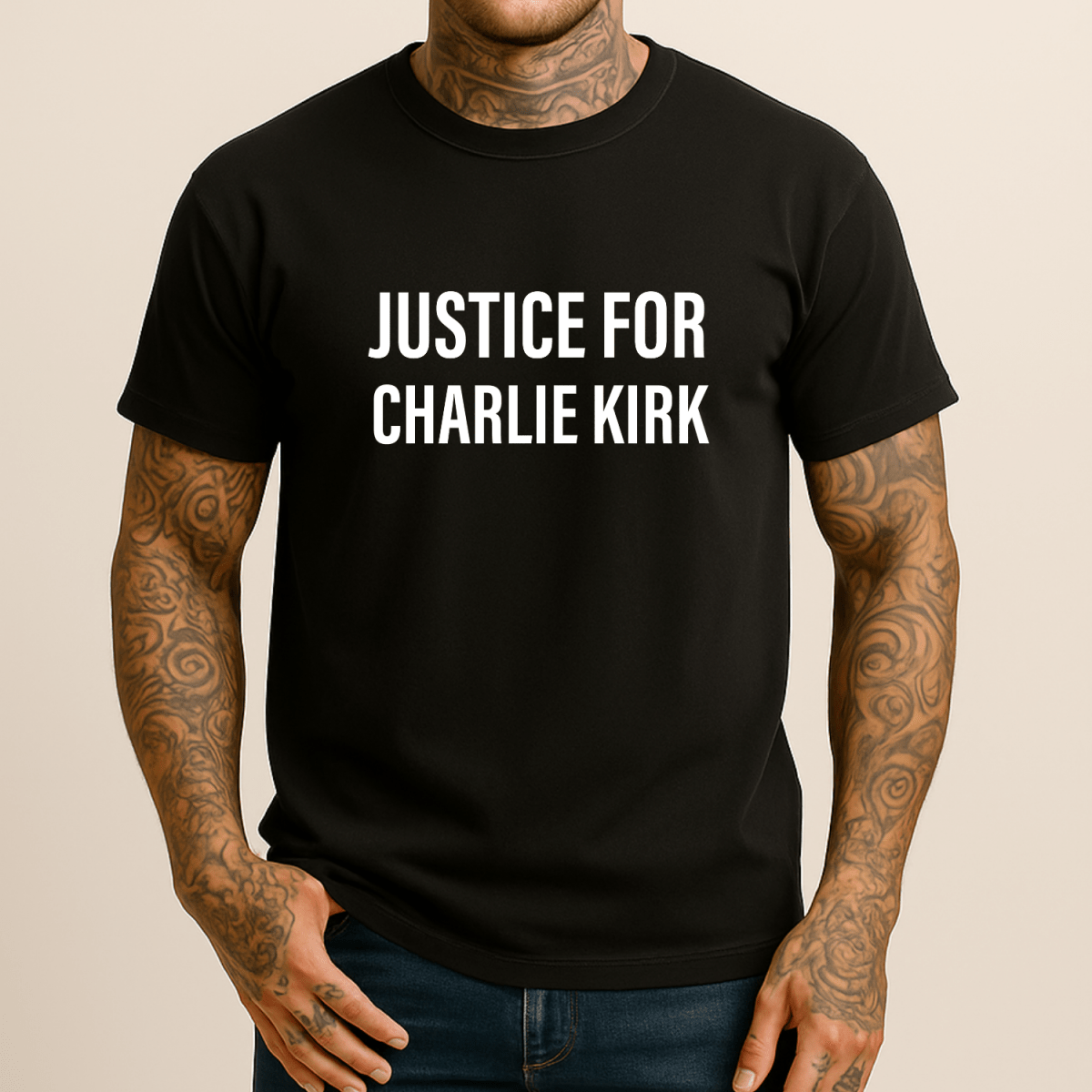 Justice for Charlie Kirk Men's Comfort Colors T-Shirt T-Shirt