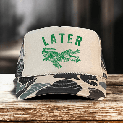 Later Gator Summer Country Classic Foam Trucker Hat Trucker Hat