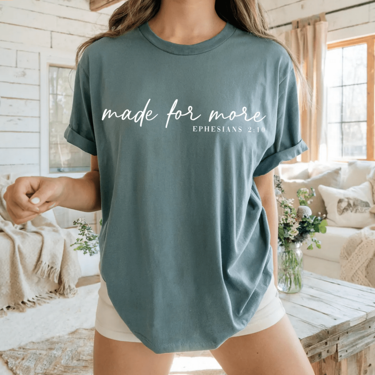 Made For More Christian Faith Oversized T-Shirt - Hollow Point Society - T-Shirt
