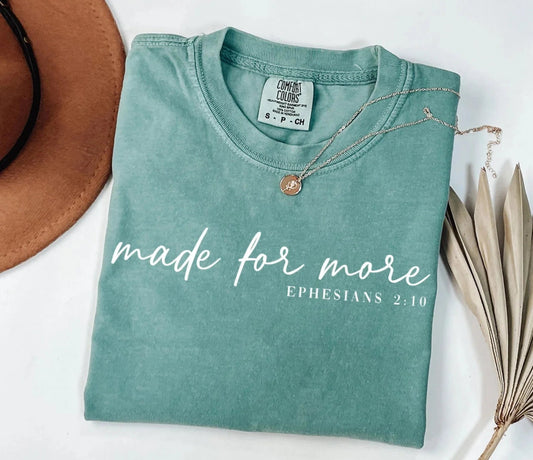 Made For More Christian Faith Oversized T-Shirt T-Shirt