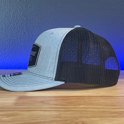 MAMA TRIED Funny Leather Patch Hat Black/Silver Patch Hat