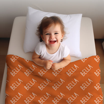 Personalized SnugglePlush™ Fleece Name Blanket - Handwritten Font