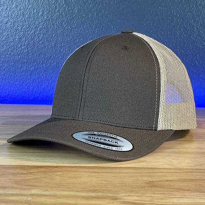 Overworked And Underlaid Funny Trucker Leather Patch Hat Patch Hat