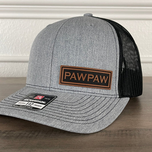 PAWPAW Side Leather Patch Hat Patch Hat - VividEditions