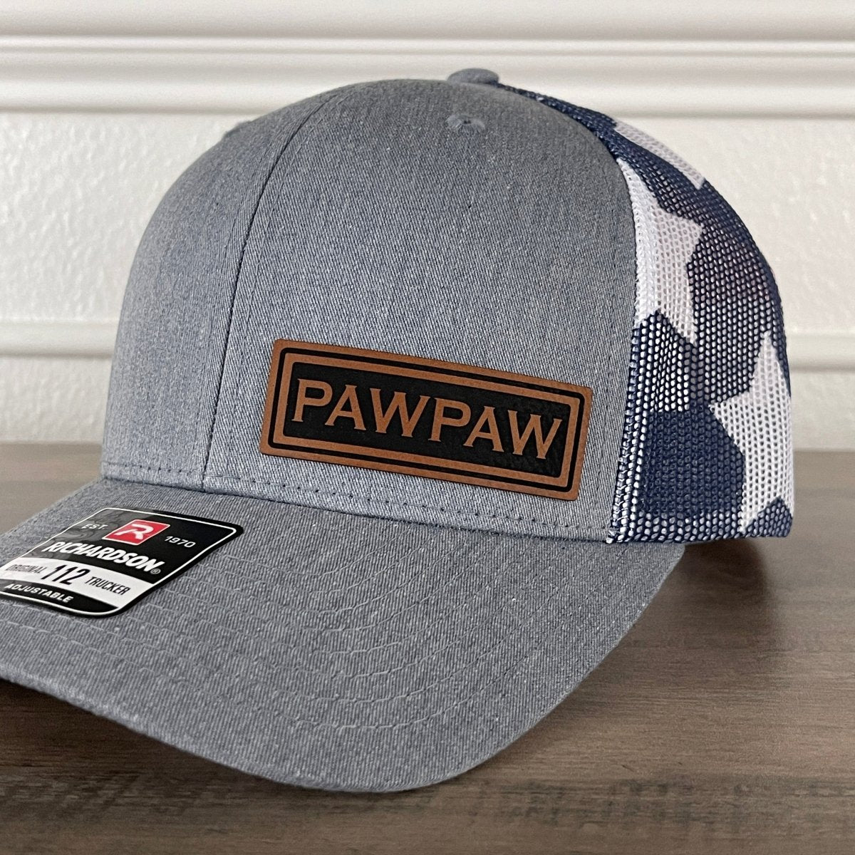 PAWPAW Side Leather Patch Hat Stars & Stripes Patch Hat - VividEditions