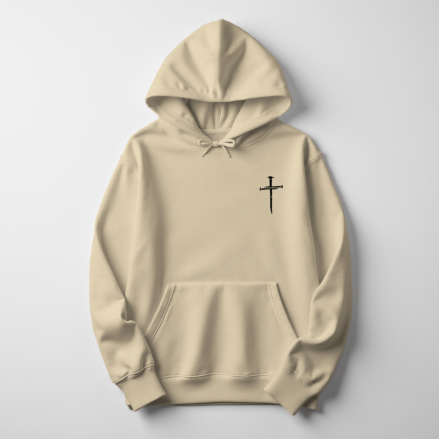 Three Nail Cross Sweater Women's Christian Hooded Sweatshirt