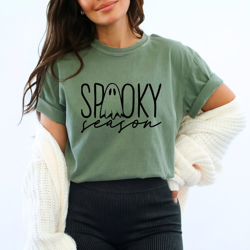 Spooky Season Ladies Halloween Shirt (4 colors) T-Shirt