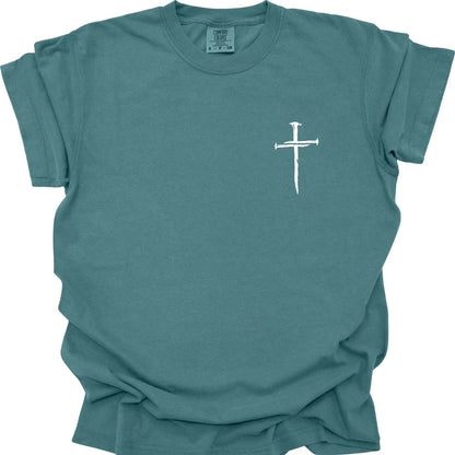 Three Nail Cross Women's Christian T Shirt (Multiple Colors) - Hollow Point Society - T-Shirt