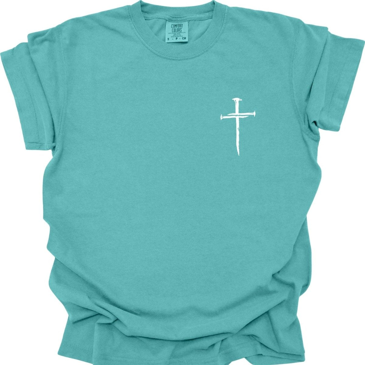 Three Nail Cross Women's Christian T Shirt (Multiple Colors) T-Shirt