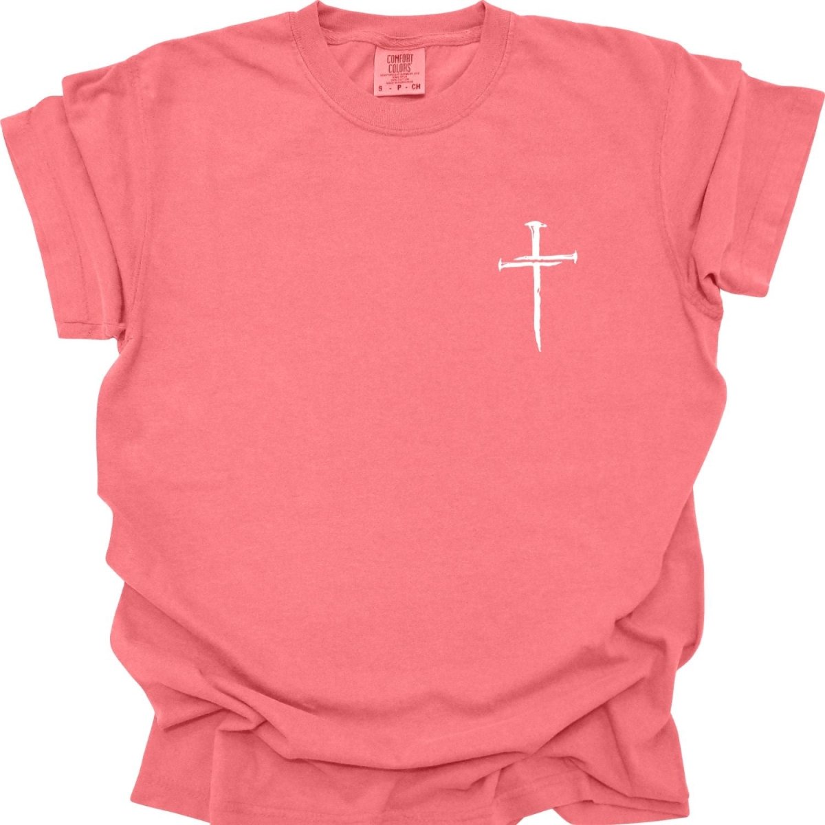 Three Nail Cross Women's Christian T Shirt (Multiple Colors) T-Shirt