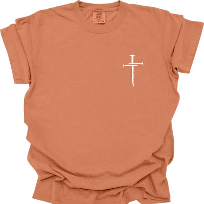 Three Nail Cross Women's Christian T Shirt (Multiple Colors) T-Shirt