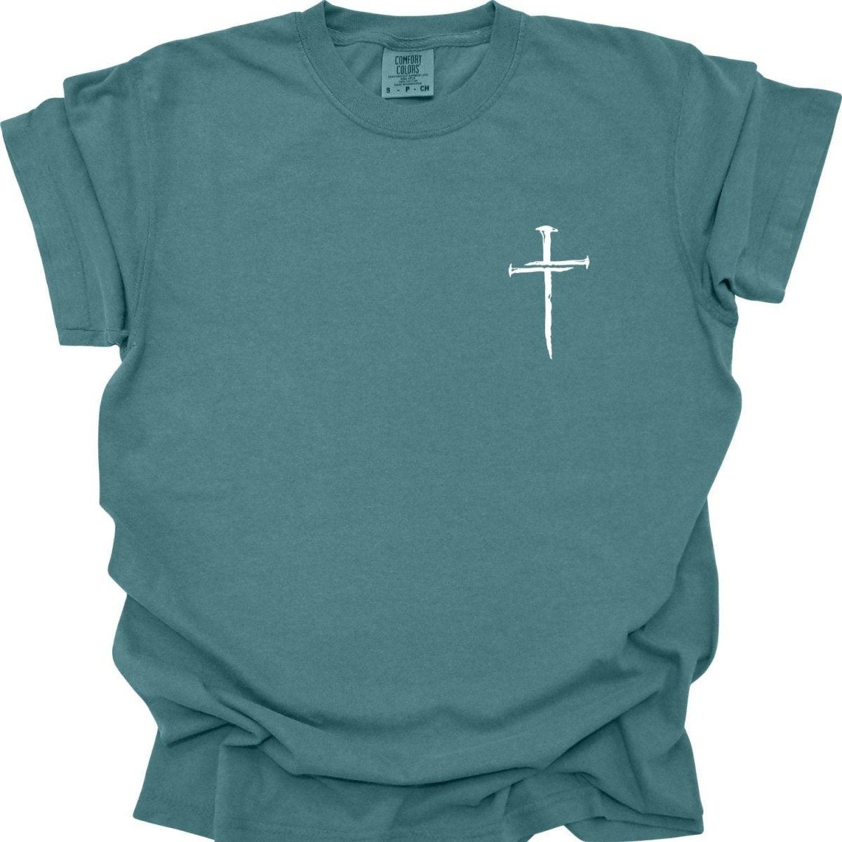 Three Nail Cross Women's Christian T Shirt (Multiple Colors) T-Shirt
