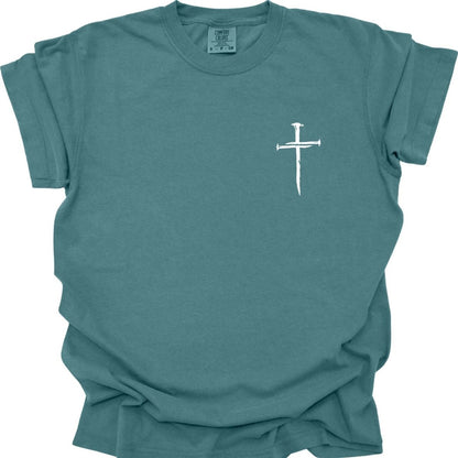 Three Nail Cross Women's Christian T Shirt (Multiple Colors) T-Shirt