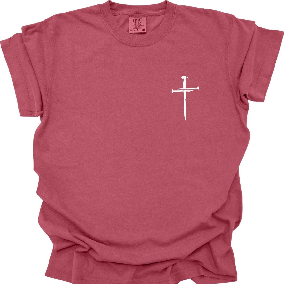 Three Nail Cross Women's Christian T Shirt (Multiple Colors) T-Shirt
