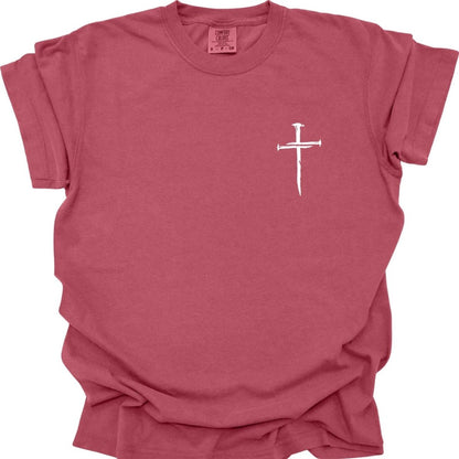 Three Nail Cross Women's Christian T Shirt (Multiple Colors) T-Shirt